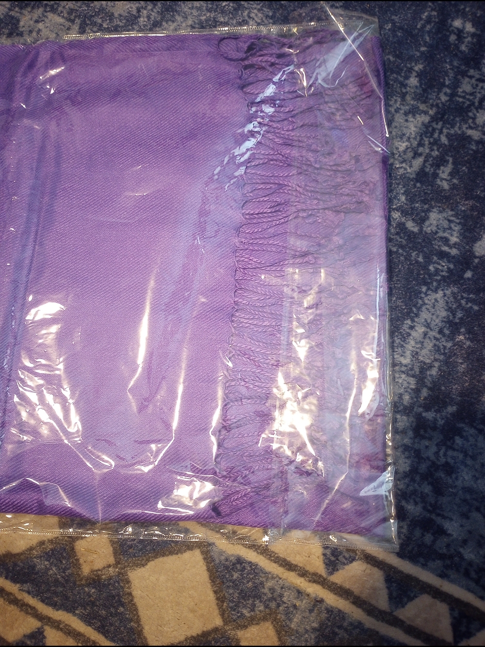 Large Purple Scarf 72'X28"